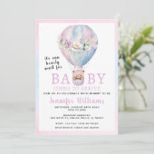 Beer baby shower-uitnodiging kaart (Staand voorkant)