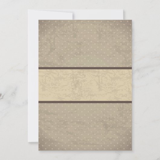 Beer Baby shower Uitnodiging Retro (Achterkant)