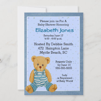 Beer Baby Shower-uitnodigingen Kaart