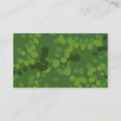 Beer Baby shower van Woodland Visitekaartje (Achterkant)