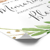 Beer Baby shower Versier een blokteken Poster (Hoek)