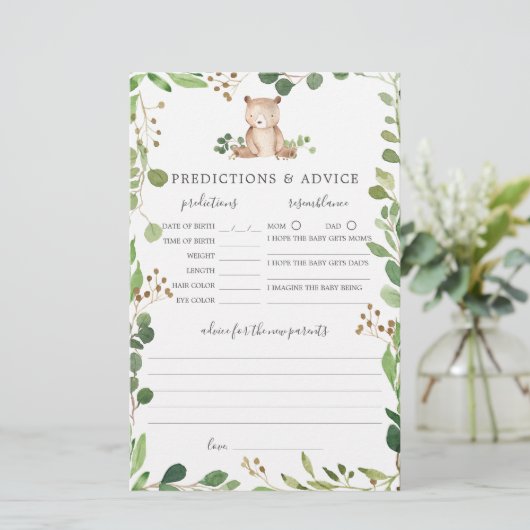 Beer Baby shower Voorspellingen en Advies (Staand voorkant)