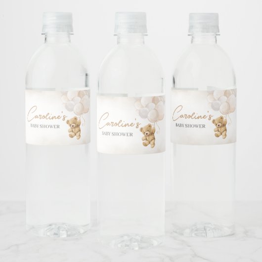 Beer Baby shower Waterfles Etiket (Flessen)