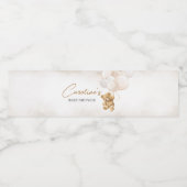 Beer Baby shower Waterfles Etiket (Enkel label)