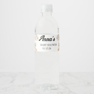 Beer Baby Shower Waterfleslabels Waterfles Etiket