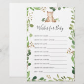 Beer Baby shower wensen voor Baby (Voorkant / Achterkant)