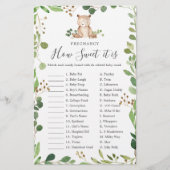 Beer Baby shower Zwangerschap Hoe lief het is spel (Voorkant)