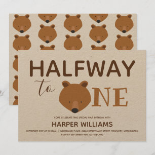 Beer Baby Uitnodiging halve verjaardag