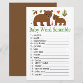 Beer Baby word scramble game (Voorkant / Achterkant)