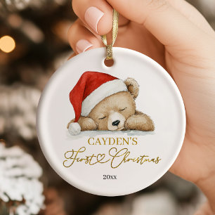 Beer Babys Eerste Kerst Ornament