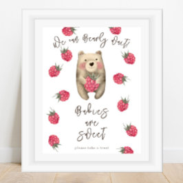 Beer - Baby's zijn lief Poster