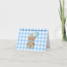 Beer Babyshower Dankkaart 