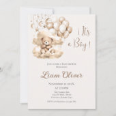 Beer Babyshower Jongens uitnodiging (Voorkant)