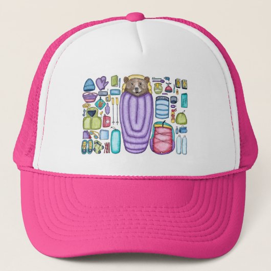 Beer Backpacker Gear Spread Pet (Voorkant)