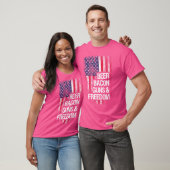 Beer Bacon Pistolen en Freedom Shirt - Patriottisc (Unisex)