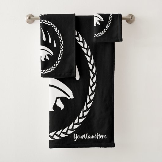 Beer Bad Handdoek Set Aangepaste Stam Beer Handdoe (Insitu)