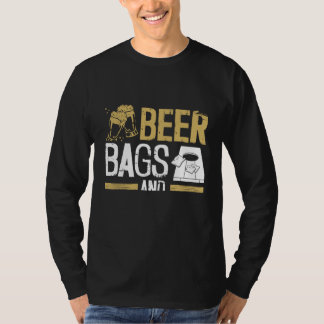 Beer Bags And Boards Backprint Cornhole T-shirt