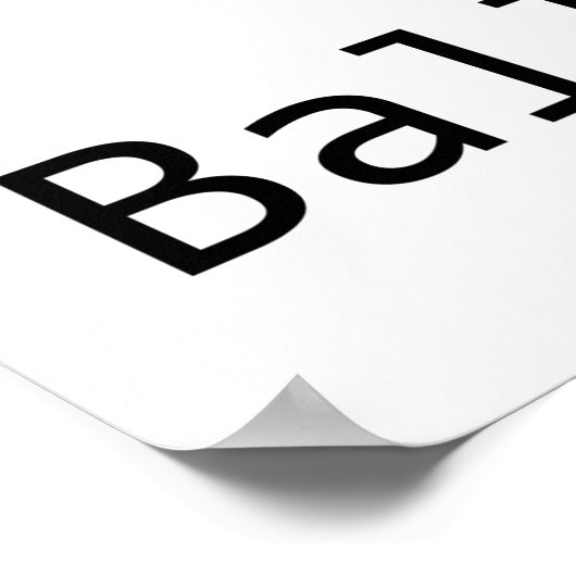 Beer Ballet Poster (Hoek)