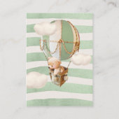 Beer-ballon-Baby-opnamekaart Informatiekaartje (Achterkant)