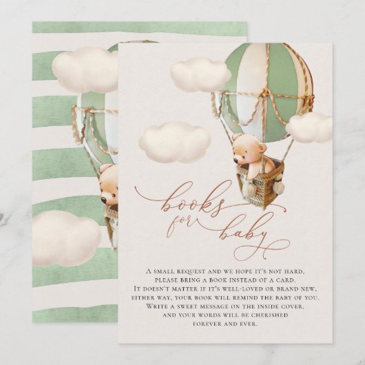 Beer-ballon-Baby-opnamekaart Kaart (Voorkant / Achterkant)