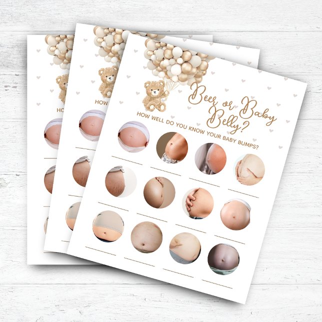 Beer ballon Baby shower Bier of Baby Belly spel (Creator heeft geüpload)