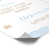 Beer ballon eerste verjaardag poster (Hoek)