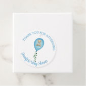 Beer ballon gepersonaliseerd dank u Baby shower Bedankjes Labels (In situ)