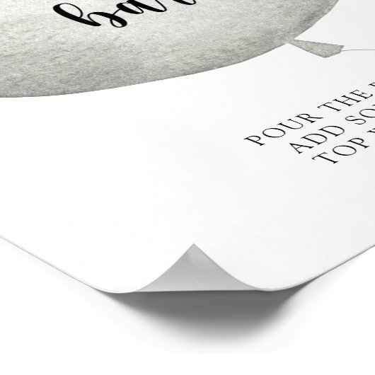 Beer ballon \ Mam-osa bar Poster (Hoek)