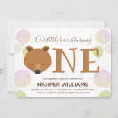 Beer ballonnen Baby eerste verjaardag Kaart (Voorkant)