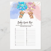 Beer ballonnen Baby Race ABC Game Flyer (Voorkant)