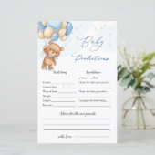 Beer ballonnen Baby shower game Baby voorspelling (Staand voorkant)