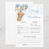 Beer ballonnen Baby shower game Baby voorspelling (Voorkant / Achterkant)