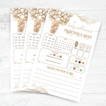 Beer Ballonnen Baby shower voorspellingen Spel