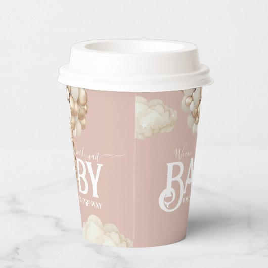 Beer ballonnen Barly Wachten Baby Girl Shower Papieren Bekers (Rechts)