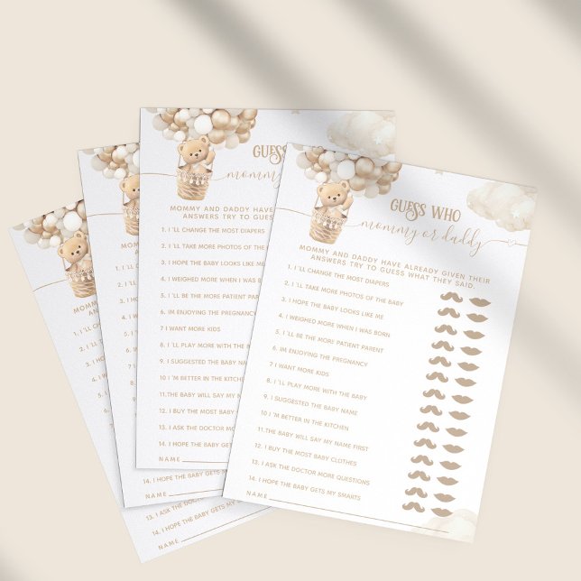 Beer Ballonnen Barly Wachten Baby shower spel (Creator heeft geüpload)