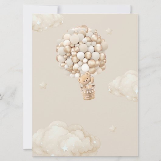 Beer Ballonnen Barly Wachten Baby shower spel Kaart (Achterkant)