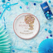 Beer ballonnen Barly Wachten Roze Baby Girl Shower Papieren Bordje (Feest)