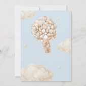 Beer ballonnen Barly Wait Baby Boy Shower Kaart (Achterkant)