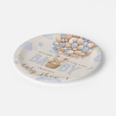 Beer ballonnen Barly Wait Baby Boy Shower Papieren Bordje (Gekanteld)