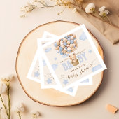 Beer ballonnen Barly Wait Baby Boy Shower Servet