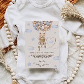 Beer ballonnen Barly Wait Boy Shower Dank u Bedankkaart