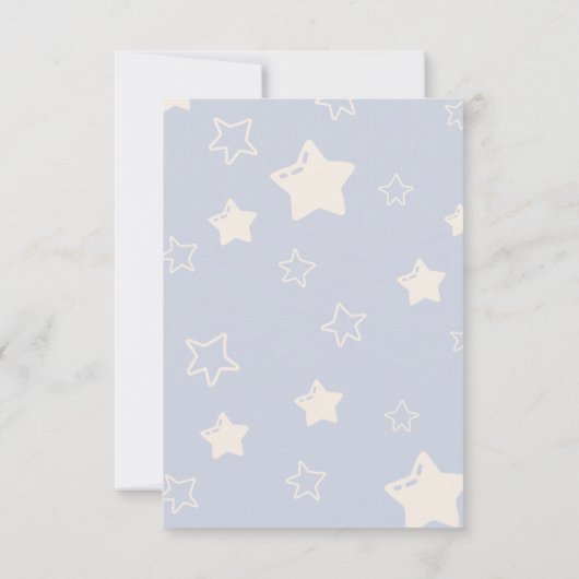 Beer ballonnen Barly Wait Boy Shower Dank u Bedankkaart (Achterkant)