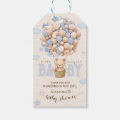 Beer ballonnen Barly Wait Boy Shower Dank u Cadeaulabel (Voorkant)