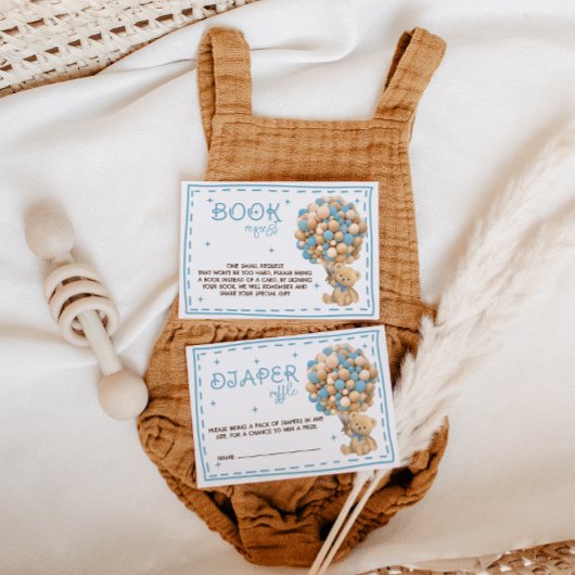 Beer Ballonnen Boeken voor baby Informatiekaartje