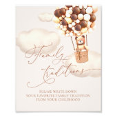 Beer ballonnen Favoriete Familie Traditionele Teke Foto Afdruk (Voorkant)