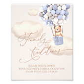 Beer ballonnen Favoriete Familie Traditionele Teke Foto Afdruk (Voorkant)