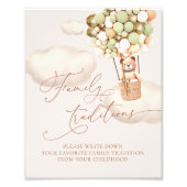 Beer ballonnen Favoriete Familie Traditionele Teke Foto Afdruk (Voorkant)