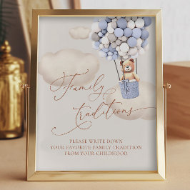 Beer ballonnen Favoriete Familie Traditionele Teke Foto Afdruk