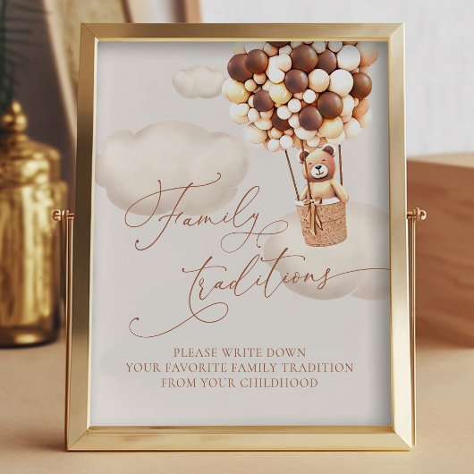 Beer ballonnen Favoriete Familie Traditionele Teke Foto Afdruk