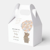 Beer Ballonnen Genderneutraal Baby shower Welkom Bedankdoosjes (Voorkant Zijde)